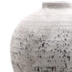 Vase. Ceramic. Stone. Large. Texture. Crackled. Stylish. Display. Accessories. Home. Decor. Decorative. Hallway. Bedroom. Living. Dining. Room. Modern. Interior. Design. Durable. Quality. Versatile. Neutral. Grey.
