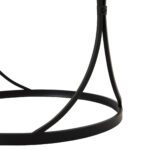 Black. Mirror. Curve. Design. Metal. Glass. Set. Two. Modern. Sleek. Side. Table. End. Home. Decor. Frame. Sleek. Versatile. Hallway. Bedroom. Living. Room. Chic. Style. Design.