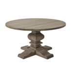 Dining. Table. Furniture. Home. Living. Room. Kitchen. Brown. Wood. Handmade. Handcrafted. Functionality. Round. Premium. Timeless. Durability. Sturdy. Modern. Neutral.