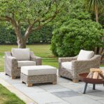 Outdoor. Furniture. Garden. Footstool. Stools. Sofa. Seating. Wicker. Aluminium. Weatherproof. Rustproof. Durable. Comfortable. Cushion. Olefin. Fabric. Acacia. Wood. Eco-friendly. Wood. Resilient. Wicker. Resistant. Beige.