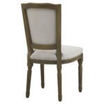 Grey. Chair. Seating. Dining Chair. Furniture. Wood. Fabric. Neutral. Modern. Versatile. Sturdy. Elegant. Classic. Living. Room. Home. Decor. Kitchen.