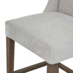 Fabric. Barstool. Stool. High Stool. Brown. Grey. Matte. Texture. Chair. Seating. Luxury. Plush. Chic. Home. Decor. Furniture. Living. Dining. Kitchen. Bar. Room. Comfort. Upholstery. Design. Versatile.