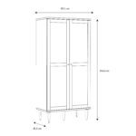 Oak. Rattan. Display. Cabinet. Furniture. Unit. Home. Hallway. Dining. Bedroom. Room. Living. Wood. Two Door. Storage. Spacious. Decor. Interior. Stylish. Design. Wood. Timeless. Functional. Collection.