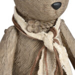 Rabbit Ornament with Scarf. Winter bunny ornament. Handcrafted rabbit decoration. Bunny figurine with scarf. Cute animal ornament. Winter home décor bunny. Festive rabbit decoration. Christmas bunny ornament. Decorative rabbit figurine. Handcrafted animal décor. Small winter ornaments. Giftable home accessories. Cute bunny sculpture. Cosy winter decorations. Seasonal animal ornament.