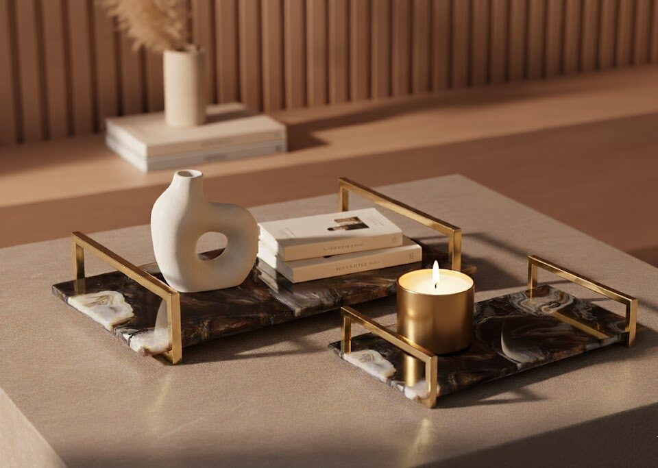 Preen Black Resin Tray Preen Black Resin Tray. Black resin tray. Agate effect tray. Gold handle tray. Decorative serving tray. Luxury home accessories. Modern coffee table tray. Handcrafted resin tray. Black and gold tray. Contemporary decor tray. Drinks serving tray. Resin decorative tray. Stylish home accents. Centerpiece tray. Small resin tray. Large resin tray.