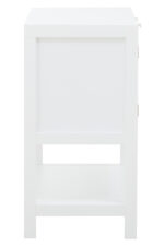 home. furniture. side cabinet. storage cabinet. wooden cabinet. white cabinet. rattan furniture. natural rattan. compact storage. modern cabinet. white sideboard. boho furniture. living room storage. hallway cabinet. entryway furniture. small storage unit. contemporary design. earthy decor. painted wood. minimalist style. two-door cabinet. versatile storage. shelf unit. natural accents. sustainable materials. white and rattan. scandi style.