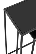 Valento Console Tables. Console Table Set. Black Console Tables. Gold Console Tables. Modern Console Tables. Minimalist Console Tables. Mirrored Console Tables. Iron Console Tables. Tempered Glass Console Tables. Living Room Furniture. Hallway Furniture. Home Entryway Tables. Luxe Console Tables. Small Space Furniture. Contemporary Home Decor. Stylish Side Tables. Modern Entry Tables. Sleek Furniture Design. Narrow Console Tables. Valento Collection. Home Furniture. Accent Tables. Metal Frame Tables.
