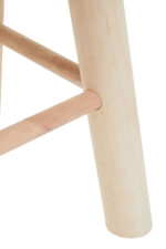 Lior Woven Stool. Natural woven seat. Two-tone design. White accents. Angular wooden legs. Durable seating. Stylish stool. Natural materials. Handcrafted. Eco-friendly. Contemporary design. Minimalist style. Natural living. Home furniture. Accent stool. Lightweight. Versatile seating. Textured pattern. Organic texture. Rustic charm. Scandinavian style. Modern home.