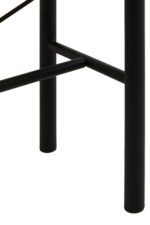 Dakota bench. Natural rattan bench. Black metal frame. Handwoven rattan. Minimalist bench. Organic texture. Sleek design. Home furniture. Natural living. Modern bench. Living room furniture. Rectangular bench. Stylish seating. Eco-friendly furniture. Durable bench.