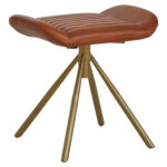 marco leather footstool. modern leather ottoman. genuine leather footstool. leather stool for living room. compact leather footrest. durable leather ottoman seat. stylish leather footstool. leather stool for modern homes. leather footrest with cushion. square leather footstool. footstool for sofa. leather accent stool. minimal leather footstool design. tan leather footrest. padded leather stool. leather stool with sturdy base. versatile leather footrest. small leather ottoman. elegant leather stool. leather footrest for bedroom. gold finish iron slanted legs.