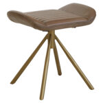 marco leather footstool. modern leather ottoman. genuine leather footstool. leather stool for living room. compact leather footrest. durable leather ottoman seat. stylish leather footstool. leather stool for modern homes. leather footrest with cushion. square leather footstool. footstool for sofa. leather accent stool. minimal leather footstool design. grey leather footrest. padded leather stool. leather stool with sturdy base. versatile leather footrest. small leather ottoman. elegant leather stool. leather footrest for bedroom. gold finish iron slanted legs.