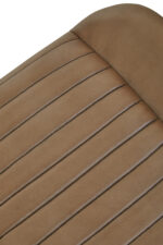 marco leather footstool. modern leather ottoman. genuine leather footstool. leather stool for living room. compact leather footrest. durable leather ottoman seat. stylish leather footstool. leather stool for modern homes. leather footrest with cushion. square leather footstool. footstool for sofa. leather accent stool. minimal leather footstool design. grey leather footrest. padded leather stool. leather stool with sturdy base. versatile leather footrest. small leather ottoman. elegant leather stool. leather footrest for bedroom. gold finish iron slanted legs.