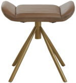 marco leather footstool. modern leather ottoman. genuine leather footstool. leather stool for living room. compact leather footrest. durable leather ottoman seat. stylish leather footstool. leather stool for modern homes. leather footrest with cushion. square leather footstool. footstool for sofa. leather accent stool. minimal leather footstool design. grey leather footrest. padded leather stool. leather stool with sturdy base. versatile leather footrest. small leather ottoman. elegant leather stool. leather footrest for bedroom. gold finish iron slanted legs.