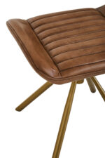 marco leather footstool. modern leather ottoman. genuine leather footstool. leather stool for living room. compact leather footrest. durable leather ottoman seat. stylish leather footstool. leather stool for modern homes. leather footrest with cushion. square leather footstool. footstool for sofa. leather accent stool. minimal leather footstool design. brown leather footrest. padded leather stool. leather stool with sturdy base. versatile leather footrest. small leather ottoman. elegant leather stool. leather footrest for bedroom. gold finish iron slanted legs.