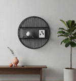 Bayur Rattan Wall Shelf. Rattan Shelf. Black Wall Shelf. Natural Wall Shelf. Round Wall Shelf. Eco-Friendly Shelf. Open Storage Shelf. Boho Wall Decor. Compact Storage. Modern Wall Shelf. Rattan Furniture. Home Decor. Wall Display Shelf. Rustic Shelf. Contemporary Shelf. Decorative Wall Storage. Natural Material Shelf. Small Space Storage. Stylish Wall Shelf. Living Room Decor.