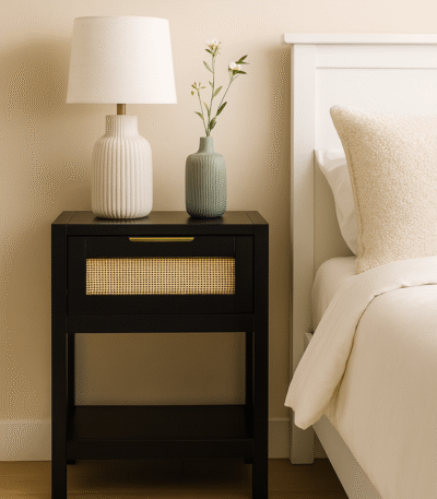 Nero Bedside Table