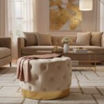 velvet stool. button tufted stool. luxury stool. modern footstool. gold base stool. plush velvet seating. accent stool. grey velvet stool. pink velvet stool. cream velvet stool. small velvet stool. matte gold stool. contemporary home furniture. soft velvet stool. bedroom stool. living room stool. dressing table stool. glam home decor. metal base stool. compact seating. modern ottoman. velvet pouffe. elegant stool. tufted furniture. stylish home accent. luxe interior piece. decorative stool.