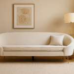 Esme 3 Seater Velvet Sofa. Velvet Sofa. Light Blue Sofa. Mink Sofa. Cream Sofa. 3 Seater Sofa. Mid-Century Modern Sofa. Upholstered Sofa. Channel Detail Sofa. Foam Cushion Sofa. Gold Metal Legs Sofa. Modern Art Deco Sofa. Stylish Living Room Sofa. Home Furniture. Elegant Sofa. Comfortable Sofa. Soft Velvet Upholstery. Luxury Home Seating. Contemporary Sofa. Decorative Sofa. Statement Sofa. Classic Design Sofa. Modern Home Decor.