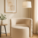 Esme Velvet Swivel Chair. Velvet Chair. Light Blue Chair. Mink Chair. Pink Chair. Mid-Century Modern Chair. Upholstered Chair. Thick Foam Cushioning. Buttoned Back Chair. 360 Degree Swivel Chair. Sturdy Rotating Base. Vintage Style Chair. Stylish Accent Chair. Home Furniture. Living Room Chair. Bedroom Chair. Office Chair. Compact Seating. Comfortable Chair. Soft Velvet Upholstery. Decorative Texture. Modern Home Decor.