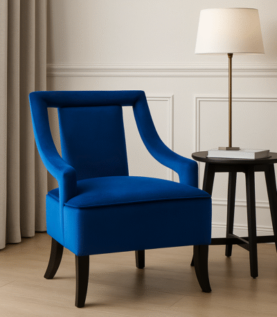 Hale Velvet Chair. velvet accent chair. modern velvet chair. compact velvet chair. cozy velvet seating. plush velvet chair. velvet lounge chair. velvet chair for living room. velvet chair for bedroom. velvet chair for study. stylish velvet chair. sleek velvet chair. cushioned velvet chair. soft velvet upholstery. durable velvet chair. compact accent chair. space-saving chair. comfortable velvet chair. modern home furniture. elegant accent chair. velvet chair with slim legs. sturdy frame chair. easy-care velvet chair. versatile velvet chair. contemporary velvet seating. Blue. Black. Armchair. Home. Furniture.