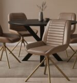 marco leather dining chair. modern leather dining chair. slanted leg leather chair. leather chair for dining table. tan leather dining seat. genuine leather dining chair. leather chair with metal legs. leather upholstered dining chair. sleek dining room chair. padded leather dining chair. comfortable dining chair. durable leather seat. stylish dining chair design. leather side chair. compact leather dining chair. contemporary leather chair. leather chair with angled legs. minimal dining room chair. leather accent chair for dining. easy clean leather chair. gold finish iron slanted legs.