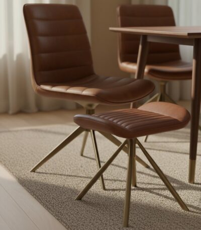 marco leather footstool. modern leather ottoman. genuine leather footstool. leather stool for living room. compact leather footrest. durable leather ottoman seat. stylish leather footstool. leather stool for modern homes. leather footrest with cushion. square leather footstool. footstool for sofa. leather accent stool. minimal leather footstool design. tan leather footrest. padded leather stool. leather stool with sturdy base. versatile leather footrest. small leather ottoman. elegant leather stool. leather footrest for bedroom. gold finish iron slanted legs.