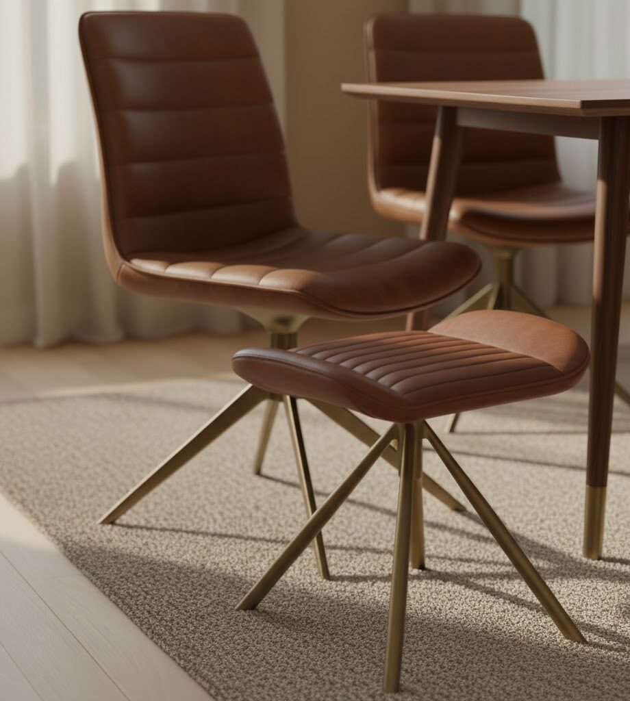 Marco Leather Footstool marco leather footstool. modern leather ottoman. genuine leather footstool. leather stool for living room. compact leather footrest. durable leather ottoman seat. stylish leather footstool. leather stool for modern homes. leather footrest with cushion. square leather footstool. footstool for sofa. leather accent stool. minimal leather footstool design. tan leather footrest. padded leather stool. leather stool with sturdy base. versatile leather footrest. small leather ottoman. elegant leather stool. leather footrest for bedroom. gold finish iron slanted legs.