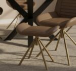 Marco Leather Footstool - Image 10