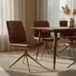 marco leather dining chair. modern leather dining chair. slanted leg leather chair. leather chair for dining table. tan leather dining seat. genuine leather dining chair. leather chair with metal legs. leather upholstered dining chair. sleek dining room chair. padded leather dining chair. comfortable dining chair. durable leather seat. stylish dining chair design. leather side chair. compact leather dining chair. contemporary leather chair. leather chair with angled legs. minimal dining room chair. leather accent chair for dining. easy clean leather chair. gold finish iron slanted legs.