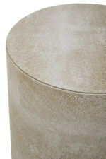 Fiora Shagreen Round Stool. Shagreen leather stool. Gold stainless steel base. Round accent stool. Modern luxury seating. Textured stool. Contemporary home décor. Boutique furniture. Durable design. Elegant accent piece.