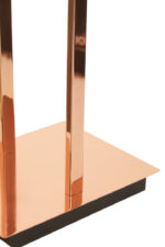 Lucia Table Lamp. Copper Table Lamp. Sculptural Lamp. Modern Table Lamp. Contemporary Table Lamp. White Linen Shade Lamp. Square Base Lamp. Minimalist Lamp. Sleek Table Lamp. Living Room Table Lamp. Bedroom Table Lamp. Side Table Lamp. Luxe Home Lighting. Designer Table Lamp. Warm Metallic Lamp. Functional Decor Lamp. Modern Accent Lamp. Contemporary Lighting. Elegant Table Lamp. Boutique Style Lamp.