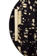 Wren Cowhide Tray. Luxury Decorative Tray. Black Cowhide Tray. Gold Fleck Tray. Metal Frame Tray. Gold Finish Handles. Modern Accent Tray. Tactile Home Accessory. Stylish Coffee Table Tray. Chic Home Décor. Luxe Living Room Accessory. Contemporary Decorative Tray. Designer Tray. Statement Home Décor. Elegant Display Tray.