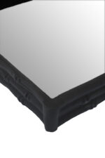 Nina Tray. Aluminium Decorative Tray. Matt Black Tray. Textured Metal Tray. Handcrafted Home Décor. Luxury Accent Piece. Modern Coffee Table Tray. Decorative Platform. Hand Cast Aluminium Tray. Bamboo Inspired Design. Contemporary Home Accessory. Durable Aluminium Tray. Minimalist Decorative Tray. Designer Tabletop Décor. Statement Tray. Industrial Modern Décor. High-Quality Craftsmanship. Luxe Home Accent. Functional Art Piece. Decorative Metal Tray.