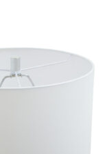 Niva Table Lamp. White Marble Table Lamp. Round Fabric Shade Lamp. Contemporary Table Lamp. Modern Home Lighting. Chic Accent Lamp. Portable Table Lamp. Minimalist Lighting Feature. Boutique Style Lamp. Elegant Home Decor Lamp. Side Table Lamp. Desk Lamp. Ambient Lighting Lamp. Stylish Living Room Lamp. Luxury Table Lamp.