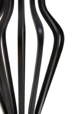 Olera Table Lamp. Black Iron Table Lamp. White Marble Base Lamp. Empire Shade Lamp. Monochrome Table Lamp. Contemporary Table Lamp. Modern Home Lighting. Minimalist Table Lamp. Luxe Accent Lamp. Boutique Style Lamp. Side Table Lamp. Desk Lamp. Living Room Lamp. Bedroom Lamp. Ambient Lighting Feature. Stylish Lighting Piece.