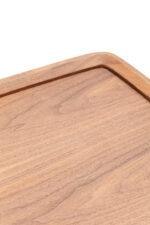 Yara Coffee Table With Cross Legs. Walnut veneer coffee table. Black metal frame. Cross leg table. Modern coffee table. Contemporary furniture. Organic design. Sleek and sturdy. Industrial coffee table. Scandinavian living room furniture. Minimalist décor.