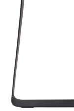 Milan Side Table. Teak wood furniture. Asymmetric top table. Renewable teak. Black cross base. Boho accent furniture. Rustic wood side table. Contemporary wooden design. Handcrafted teak table. Natural home décor.