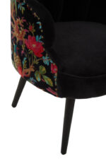 Mendoza Peacock Chair. Multicolour accent chair. Mango wood frame. Peacock design chair. Boho statement furniture. Artistic upholstered chair. Handcrafted seating. Padded cushion seat. Regal home décor. Colourful living room chair.