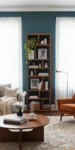 Leo Shelf Unit. Sheesham wood furniture. Acacia wood shelf. Modern shelving unit. Contemporary storage. Functional design. Minimalist wood shelf. Natural wood finish. Living room furniture. Office storage. Scandinavian shelf unit. Durable shelving solution.