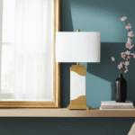 Meadow Table Lamp. Marble Pedestal Lamp. Gold Finish Table Lamp. Ivory Shade Lamp. Contemporary Table Lamp. Boutique Style Lamp. Minimalist Home Lighting. Modern Accent Lamp. Square Shade Lamp. Stylish Living Room Lamp. Desk and Side Table Lamp. Ambient Light Feature. Designer Home Lighting. Luxury Table Lamp. Elegant Interior Lighting.