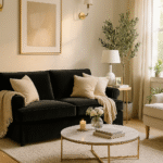 Reid 2 Seater Velvet Sofa. Black velvet sofa. Mink velvet sofa. Grey velvet sofa. Two-seater couch. Key-arm sofa. Wooden base sofa. Modern velvet furniture. Boutique living room seating. Luxury home décor.