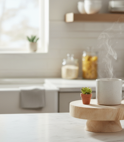 Rena Wooden Riser. Rustic Wood Display Stand. Handcrafted Pedestal Riser. Natural Wooden Décor. Boho Home Accessory. Country Style Display Stand. Weathered Wood Pedestal. Small Wooden Riser. Decorative Display Platform. Elevated Plant Stand. Candle Display Riser. Farmhouse Tabletop Décor. Artisan Crafted Wood Accent. Rustic Home Styling. Modern Country Accessory.