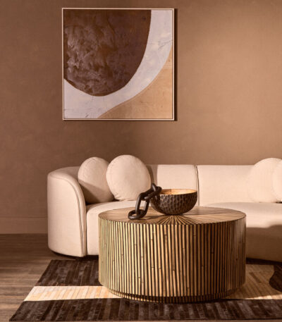 Sola Bamboo Inlay Round Coffee Table. Round Coffee Table. Modern Coffee Table. Bamboo Inlay Table. Sunburst Top Coffee Table. Living Room Coffee Table. Scandinavian Style Coffee Table. Contemporary Centerpiece Table. Minimalist Home Furniture. Handcrafted Coffee Table. Wooden Coffee Table. Eco-Friendly Coffee Table. Organic Material Coffee Table. Modern Living Room Furniture. Decorative Coffee Table Accent. Unique Coffee Table Design. Sustainable Home Furniture. Artisan Wooden Table. Modern Round Accent Table. Functional Home Furniture.