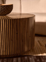 Sola Bamboo Inlay Round Coffee Table. Round Coffee Table. Modern Coffee Table. Bamboo Inlay Table. Sunburst Top Coffee Table. Living Room Coffee Table. Scandinavian Style Coffee Table. Contemporary Centerpiece Table. Minimalist Home Furniture. Handcrafted Coffee Table. Wooden Coffee Table. Eco-Friendly Coffee Table. Organic Material Coffee Table. Modern Living Room Furniture. Decorative Coffee Table Accent. Unique Coffee Table Design. Sustainable Home Furniture. Artisan Wooden Table. Modern Round Accent Table. Functional Home Furniture.