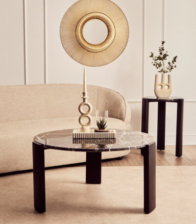 Toscana Marble Top Large Coffee Table. Round Marble Coffee Table. Black Marble Coffee Table. White Marble Coffee Table. Acacia Wood Base Coffee Table. Modern Living Room Table. Contemporary Coffee Table. Minimalist Coffee Table. Large Centerpiece Table. Luxury Marble Table. Handmade Marble Coffee Table. Durable Coffee Table. Designer Coffee Table. Timeless Home Furniture. Elegant Coffee Table Accent. Statement Coffee Table. Scandinavian Style Coffee Table. Modern Home Accessories. Natural Material Coffee Table. Functional Living Room Furniture.