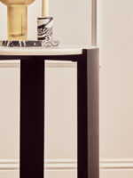 Toscana White Marble Top Side Table. Round Marble Side Table. Modern Side Table. Black Acacia Wood Side Table. Living Room Side Table. Bedroom Accent Table. Contemporary Side Table. Minimalist Home Furniture. Luxury Side Table. Handmade Marble Side Table. Durable Side Table. Designer Side Table. Statement Side Table. Sleek Home Accent. Functional Side Table. Modern Accent Table. Monochromatic Side Table. White Marble Furniture. Natural Stone Side Table. Scandinavian Style Side Table.