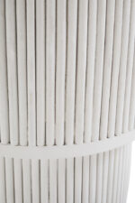 Tova Whitewash Mango Wood Side Table. Handcrafted Wooden Side Table. Eco-Friendly Mango Wood Furniture. Ridge Detail Side Table. Modern Living Room Accent. Nordic Style Side Table. Scandinavian Furniture. Compact Side Table. Bedside Table Accent. Coffee Table Companion. Textured Wooden Side Table. Sustainable Home Furniture. Natural Wood Accent. Contemporary Side Table. Whitewashed Mango Wood Table. Small Space Furniture. Decorative Wooden Table. Handcrafted Home Accent. Eco-Friendly Decor. Modern Home Accessories.