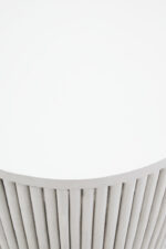 Tova Whitewash Mango Wood Side Table. Handcrafted Wooden Side Table. Eco-Friendly Mango Wood Furniture. Ridge Detail Side Table. Modern Living Room Accent. Nordic Style Side Table. Scandinavian Furniture. Compact Side Table. Bedside Table Accent. Coffee Table Companion. Textured Wooden Side Table. Sustainable Home Furniture. Natural Wood Accent. Contemporary Side Table. Whitewashed Mango Wood Table. Small Space Furniture. Decorative Wooden Table. Handcrafted Home Accent. Eco-Friendly Decor. Modern Home Accessories.