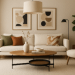 Yara Coffee Table With Cross Legs. Walnut veneer coffee table. Black metal frame. Cross leg table. Modern coffee table. Contemporary furniture. Organic design. Sleek and sturdy. Industrial coffee table. Scandinavian living room furniture. Minimalist décor.