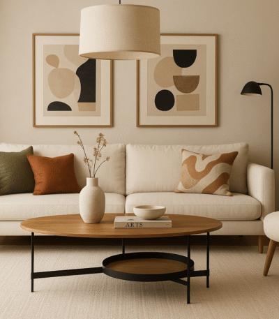 Yara Coffee Table With Cross Legs. Walnut veneer coffee table. Black metal frame. Cross leg table. Modern coffee table. Contemporary furniture. Organic design. Sleek and sturdy. Industrial coffee table. Scandinavian living room furniture. Minimalist décor.